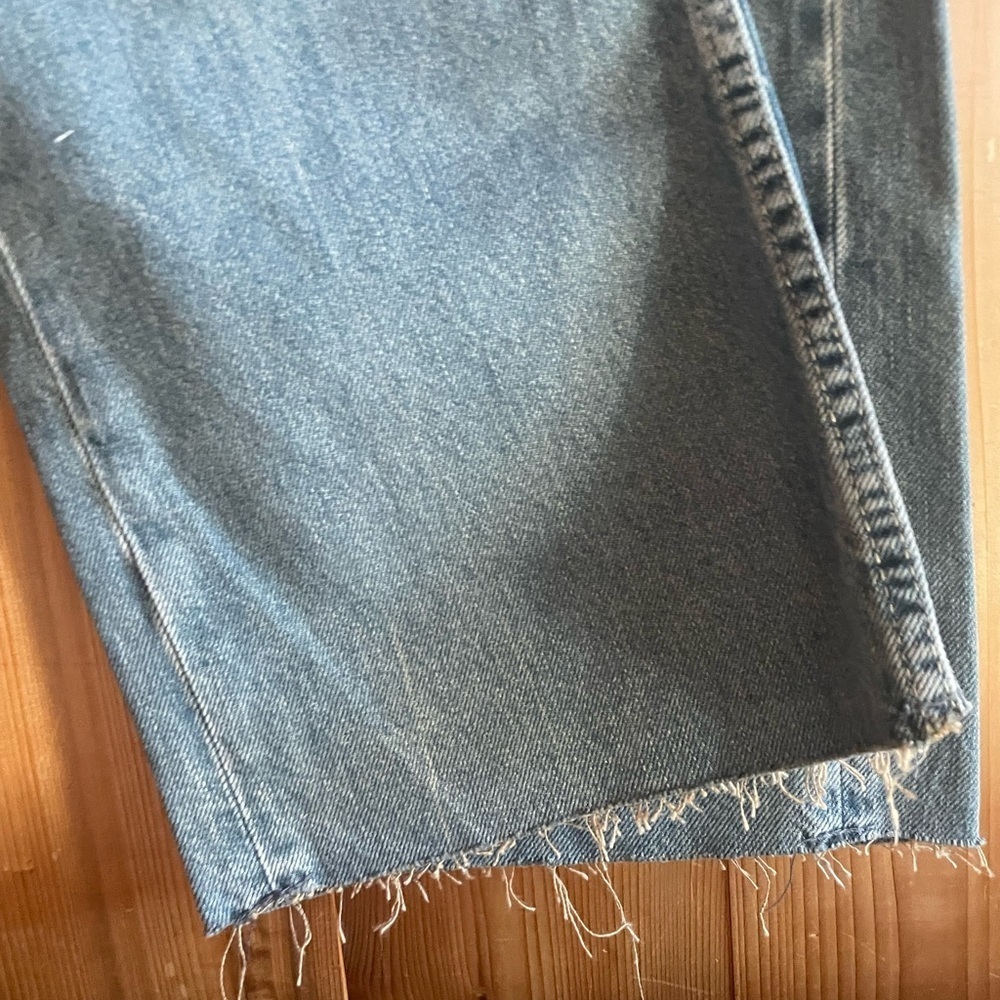 ZARA HI RISE JEANS Dirty raw hem - Picture 3 of 5